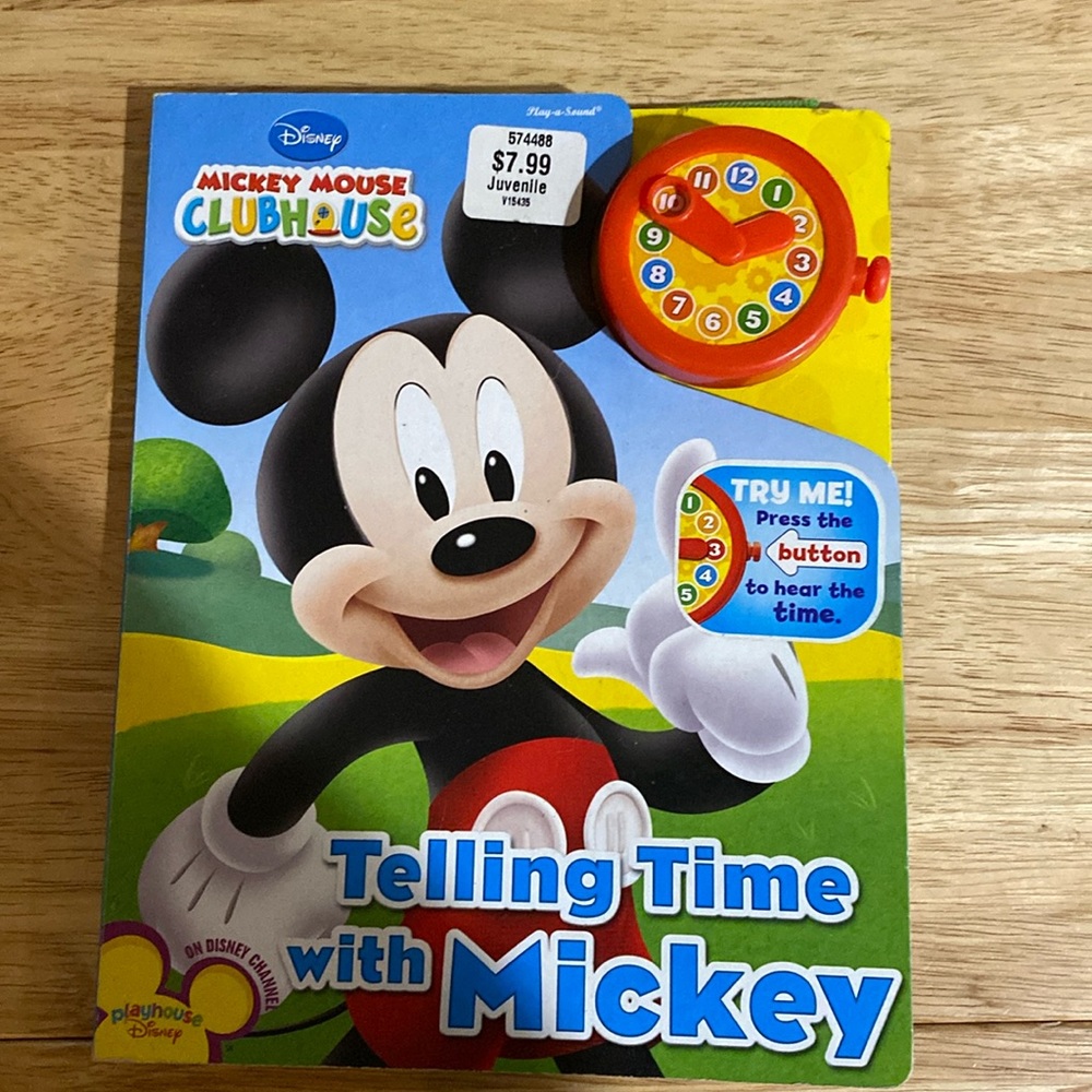 New Mickey Mouse clubhouse, telling time with Mickey